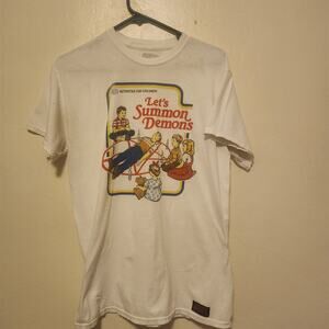 Steven Rhodes " Let's Summon Demons" T-Shirt Size Medium
